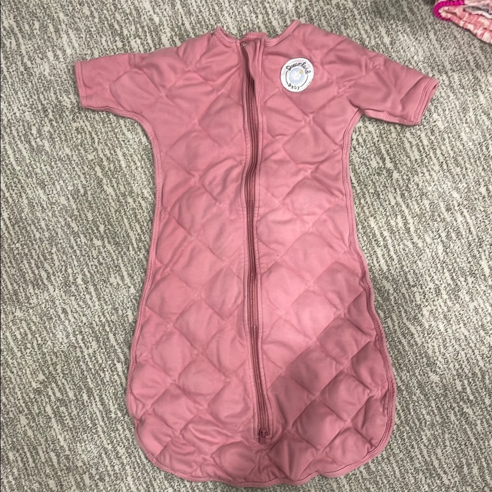 Pink Quilted Baby Sleep Sack